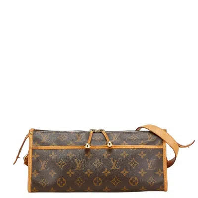 Pre-owned Louis Vuitton Brown Pvc Leather Shoulder Bag ()