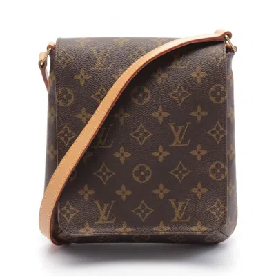 Pre-owned Louis Vuitton Brown Pvc Leather Shoulder Bag ()