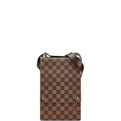 Pre-owned Louis Vuitton Brown Pvc Leather Shoulder Bag ()