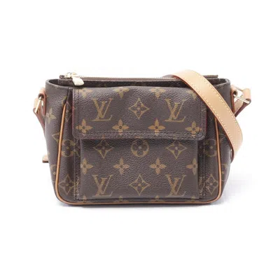 Pre-owned Louis Vuitton Brown Pvc Leather Shoulder Bag ()