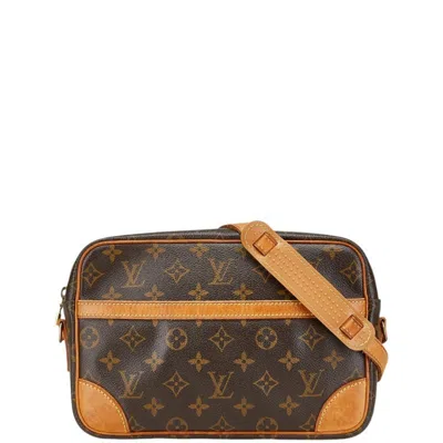 Pre-owned Louis Vuitton Brown Pvc Leather Shoulder Bag ()