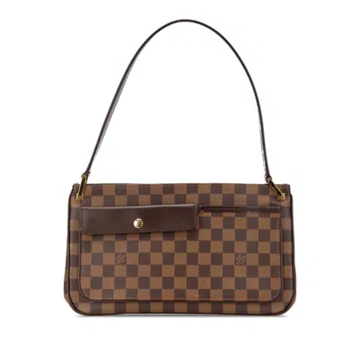 Pre-owned Louis Vuitton Brown Pvc Leather Shoulder Bag ()