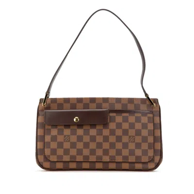 Pre-owned Louis Vuitton Brown Pvc Leather Shoulder Bag ()