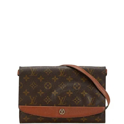Pre-owned Louis Vuitton Brown Pvc Leather Shoulder Bag ()
