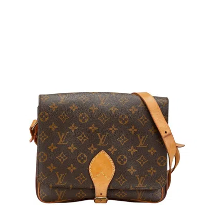 Pre-owned Louis Vuitton Brown Pvc Leather Shoulder Bag ()