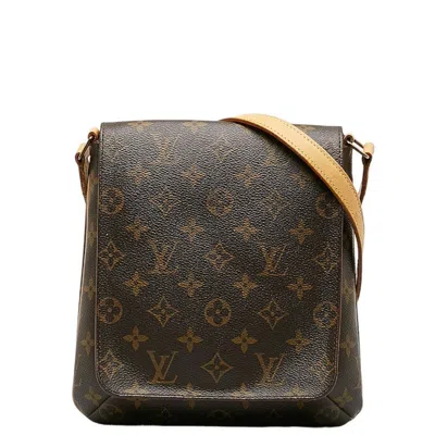 Pre-owned Louis Vuitton Brown Pvc Leather Shoulder Bag ()