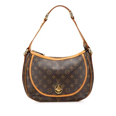 Pre-owned Louis Vuitton Brown Pvc Leather Shoulder Bag ()