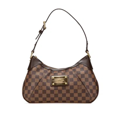 Pre-owned Louis Vuitton Brown Pvc Leather Shoulder Bag ()