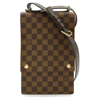 Pre-owned Louis Vuitton Brown Pvc Leather Shoulder Bag ()