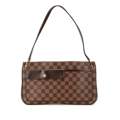 Pre-owned Louis Vuitton Brown Pvc Leather Shoulder Bag ()