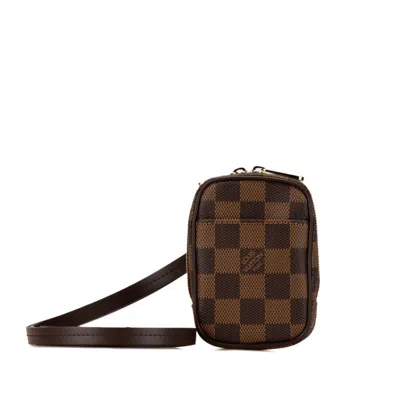 Pre-owned Louis Vuitton Brown Pvc Leather Shoulder Bag ()