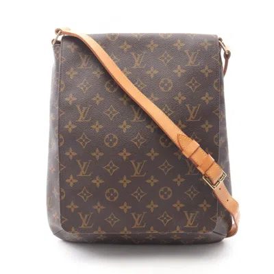 Pre-owned Louis Vuitton Brown Pvc Leather Shoulder Bag ()