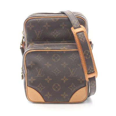 Pre-owned Louis Vuitton Brown Pvc Leather Shoulder Bag ()