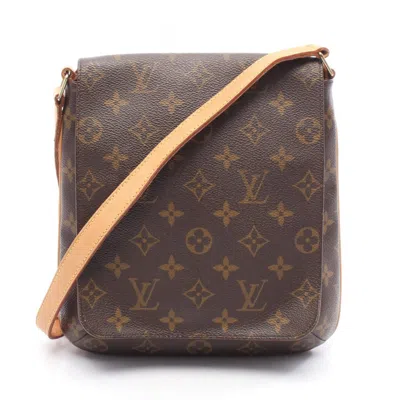 Pre-owned Louis Vuitton Brown Pvc Leather Shoulder Bag ()