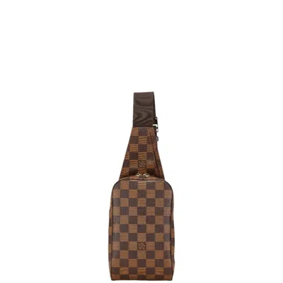 Pre-owned Louis Vuitton Brown Pvc Leather Shoulder Bag Sling Bag ()