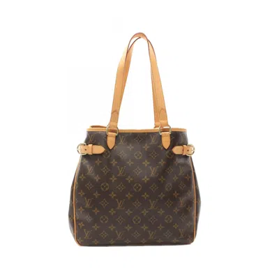 Pre-owned Louis Vuitton Brown Pvc Leather Tote Bag ()