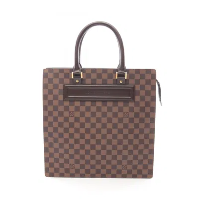 Pre-owned Louis Vuitton Brown Pvc Leather Tote Bag ()