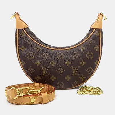 Pre-owned Louis Vuitton Brown Pvc Loop Bag