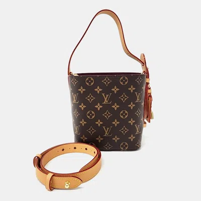 Pre-owned Louis Vuitton Brown Pvc Monogram All-in-one Bb