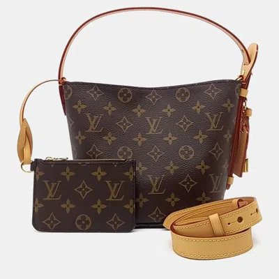 Pre-owned Louis Vuitton Brown Pvc Monogram All-in-one Bb