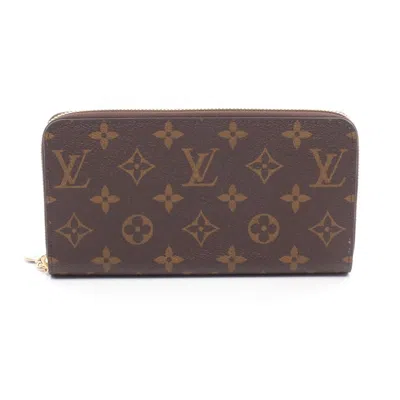 Pre-owned Louis Vuitton Brown Pvc Monogram Coated Canvas Long Wallet (bi-fold) ()