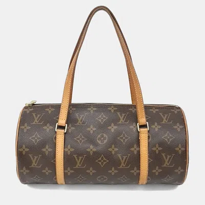 Pre-owned Louis Vuitton Brown Pvc Monogram Papillon