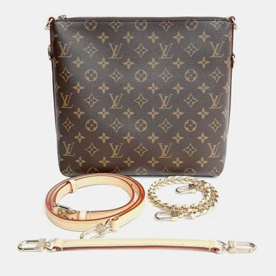 Pre-owned Louis Vuitton Brown Pvc Multipass M27825