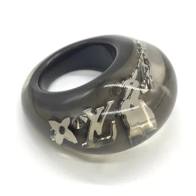Pre-owned Louis Vuitton Brown Resin Band Ring ()