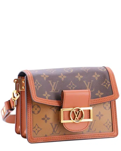 Louis Vuitton Brown Reverse Monogram Canvas Dauphine Mini (authentic Pre-  Loved)
