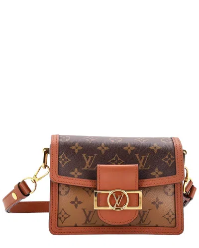 Louis Vuitton Brown Reverse Monogram Canvas Dauphine Mini (authentic Pre-  Loved)