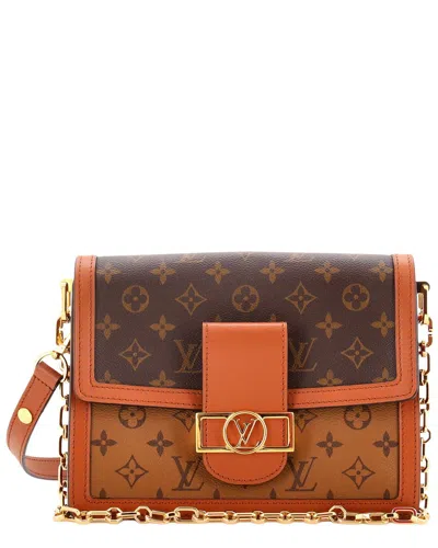 Louis Vuitton Brown Reverse Monogram Canvas Dauphine Mm