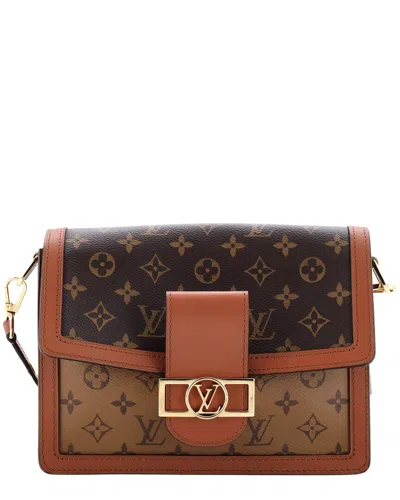 Louis Vuitton Brown Reverse Monogram Canvas Dauphine Mm