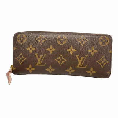 Pre-owned Louis Vuitton Brown Rose Ballerine Long Wallet (bi-fold) () In Multi