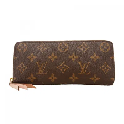 Pre-owned Louis Vuitton Brown Rose Ballerine Long Wallet (bi-fold) () In Brown, Rose Ballerine