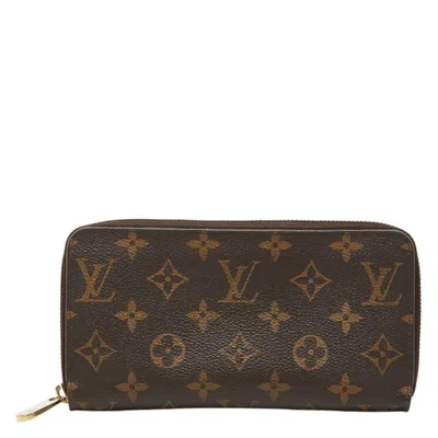 Pre-owned Louis Vuitton Brown Rose Ballerine Pvc Leather Long Wallet (bi-fold) () In Brown, Rose Ballerine