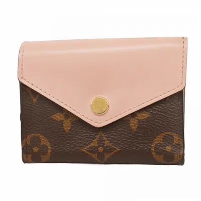 Pre-owned Louis Vuitton Brown Rose Ballerine Wallet (tri-fold) ()