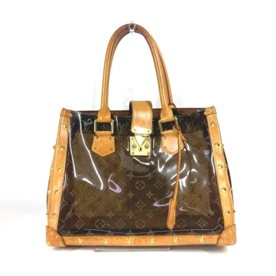Pre-owned Louis Vuitton Brown Vinyl Shoulder Bag Tote Bag ()