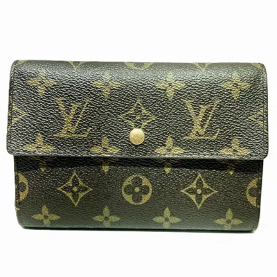 Pre-owned Louis Vuitton Brown Wallet (tri-fold) ()