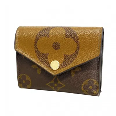 Pre-owned Louis Vuitton Brown Wallet (tri-fold) ()