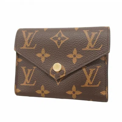 Pre-owned Louis Vuitton Brown Wallet (tri-fold) ()