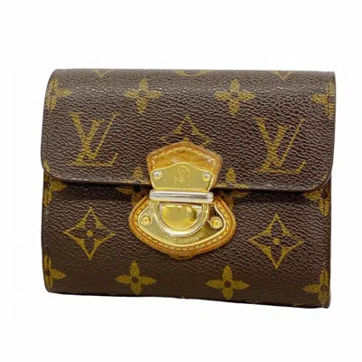 Pre-owned Louis Vuitton Brown Wallet (tri-fold) ()