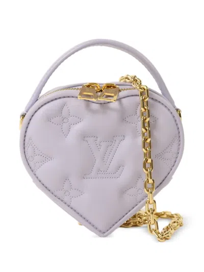 Pre-owned Louis Vuitton Bubblegram Pop My Heart Shoulder Bag In Purple