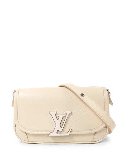 Pre-owned Louis Vuitton Buci Epi-leather Shoulder Bag In Neutral