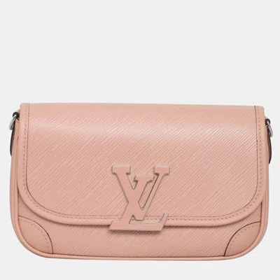 Pre-owned Louis Vuitton Buci Mm Epi Trianon Crossbody Bag In Pink