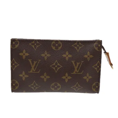 Pre-owned Louis Vuitton Bucket Brown Canvas Wallet  ()