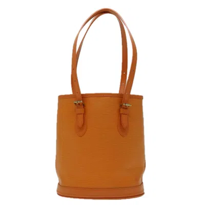 Pre-owned Louis Vuitton Bucket Orange Leather Shoulder Bag ()