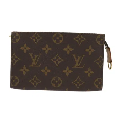 Pre-owned Louis Vuitton Bucket Pm Brown Canvas Clutch Bag ()