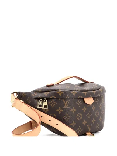 Pre-owned Louis Vuitton Bum Bag Monogram Canvas Belt Bag In Brown