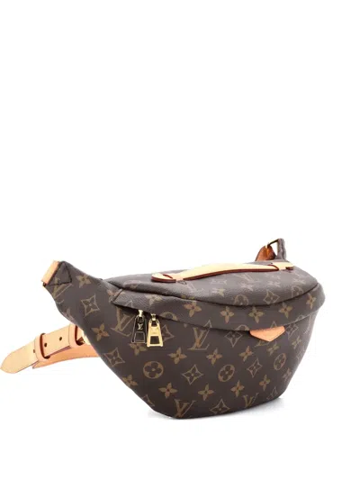 Pre-owned Louis Vuitton Bum Bag Monogram Canvas Belt Bag In Brown
