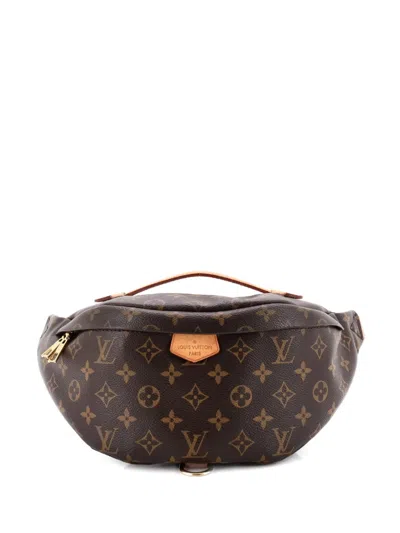 Pre-owned Louis Vuitton Bum Bag Monogram Canvas Belt Bag In Brown